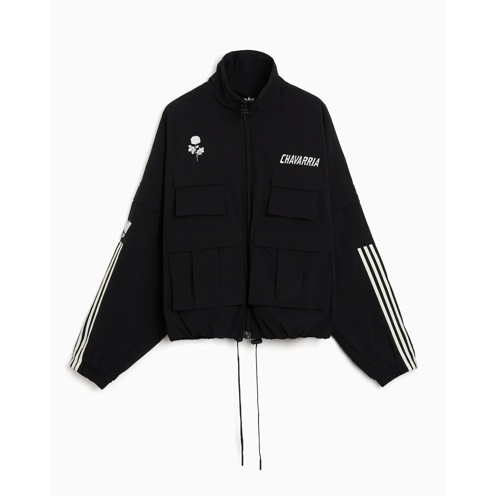 Willy Chavarria x Adidas Cargo Jacket Black Nylon LRG NWT KW1732 2 Available